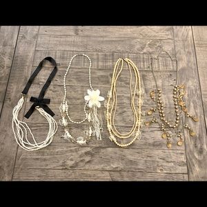 4 necklaces bundle
